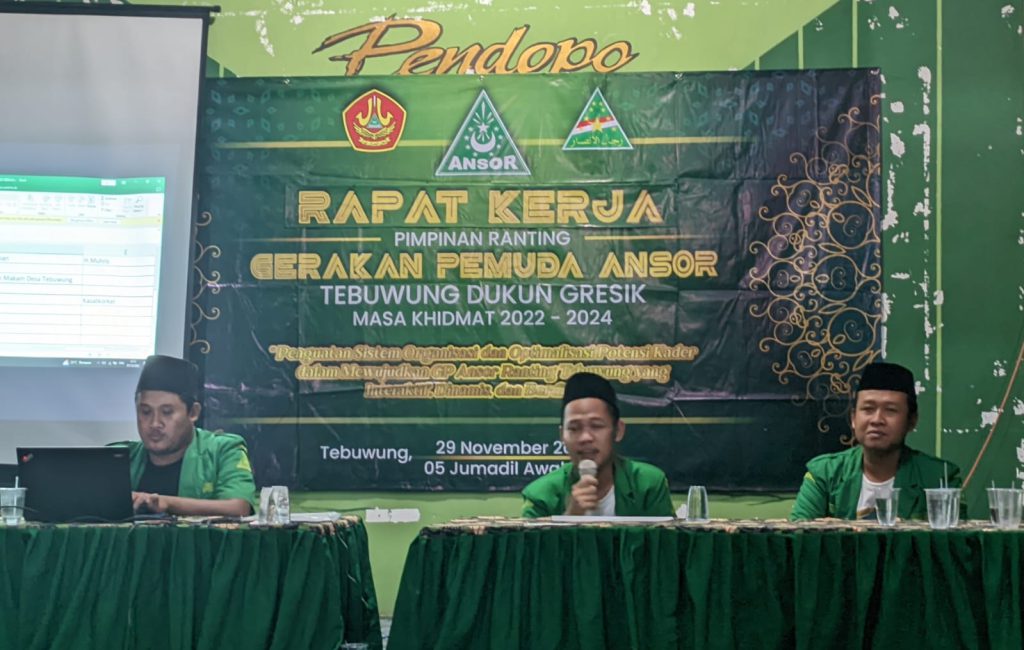 Mantapkan Program Kerja GP Ansor Ranting Tebuwung Gelar Raker Di Tuban