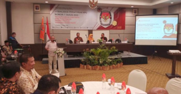 Pemilu 2024 KPU Kabupaten Malang Sosialiasi PKPU Nomor 7 Tahun 2022