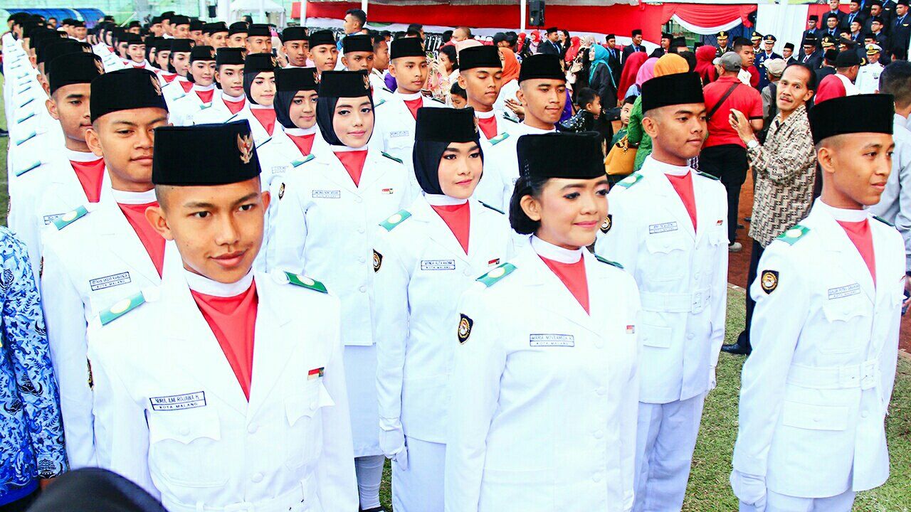 Rasa Cemas Sempat Dirasakan Para Paskibraka Kota Malang
