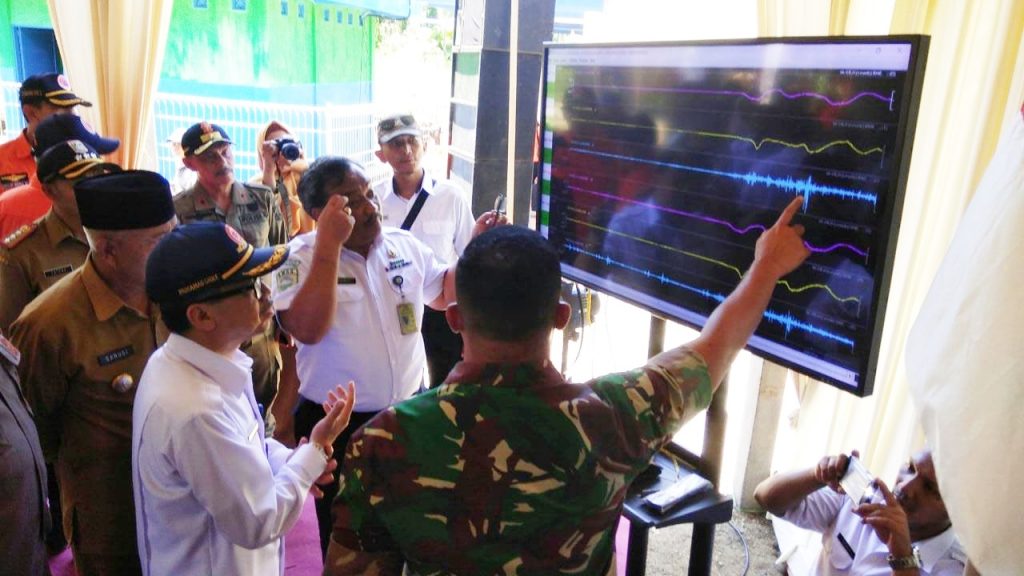 Sensor Seismograph GEJI Terpasang di Pesisir Selatan Kabupaten Malang