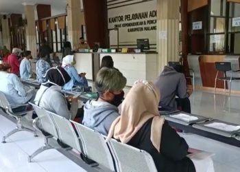 Suasana Pelayanan Adminduk Kab Malang