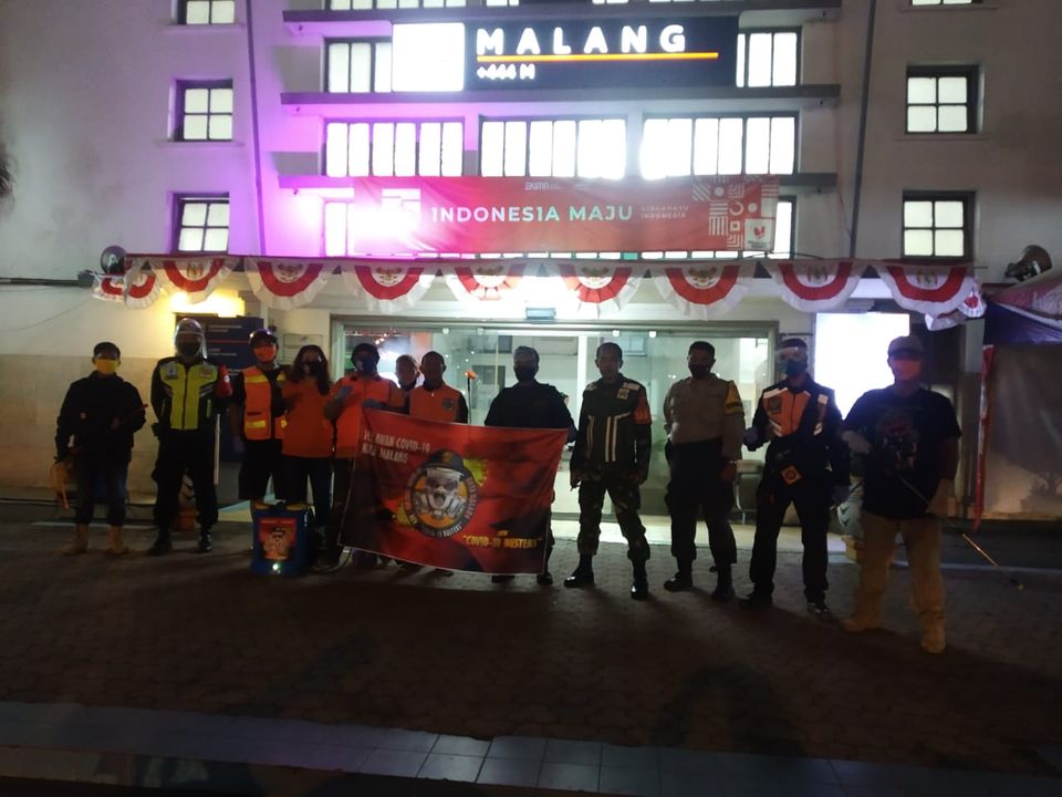 New Covid Buster Semprot Disinfektan Swadaya Relawan