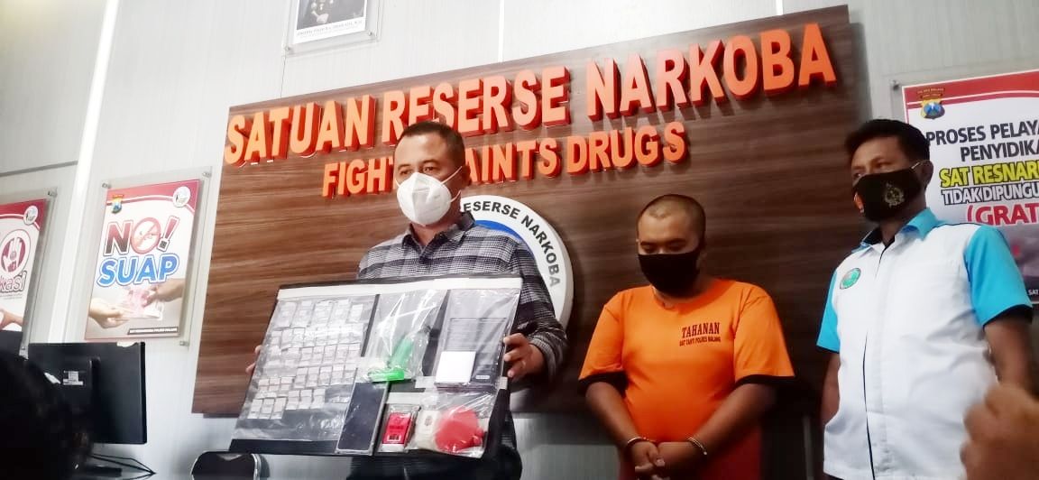 Penyuplai Sabu ke ‘Sopir Truk’ Ditangkap Polres Malang