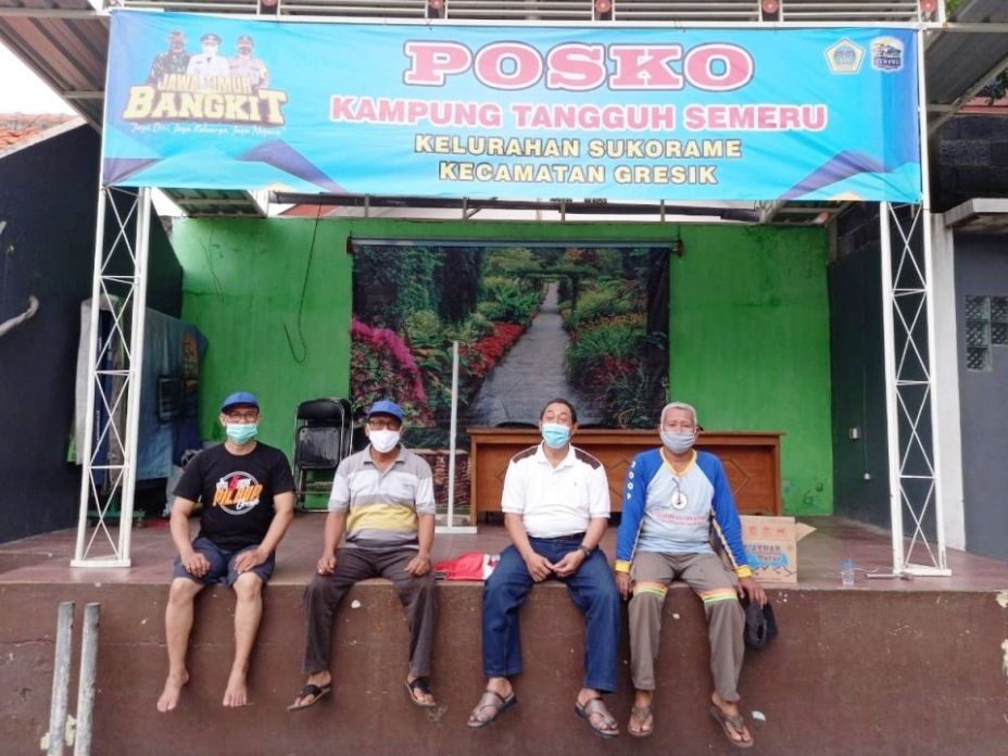 Ketatkan Prokes, Warga Sukorame Gresik Bentuk Kampung Tangguh Semeru