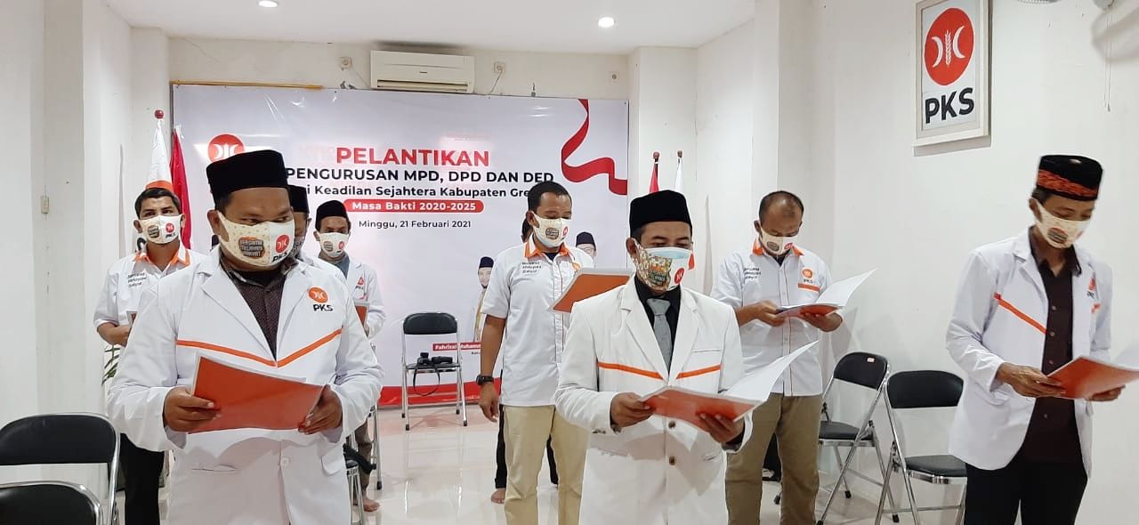 Resmi Dilantik, DPD PKS Gresik Siap Melayani Masyarakat