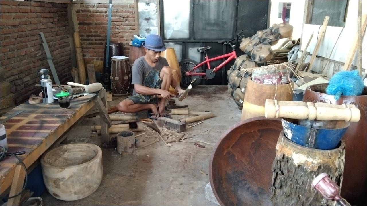 Pengrajin Gamelan Kota Malang Jaga Eksistensi di Masa Pandemi