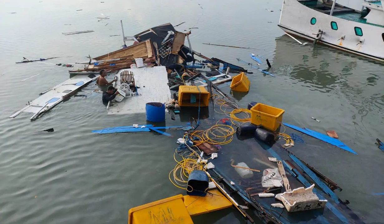 Gegara Bikin Kopi, Perahu di Sumenep Meledak hingga Hancur
