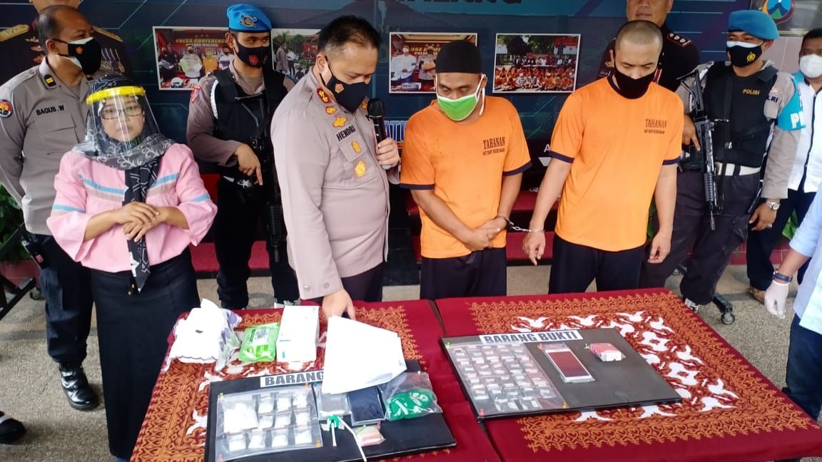 Hanya Dua Bulan, Satreskoba Polres Malang Tangkap 69 Tersangka