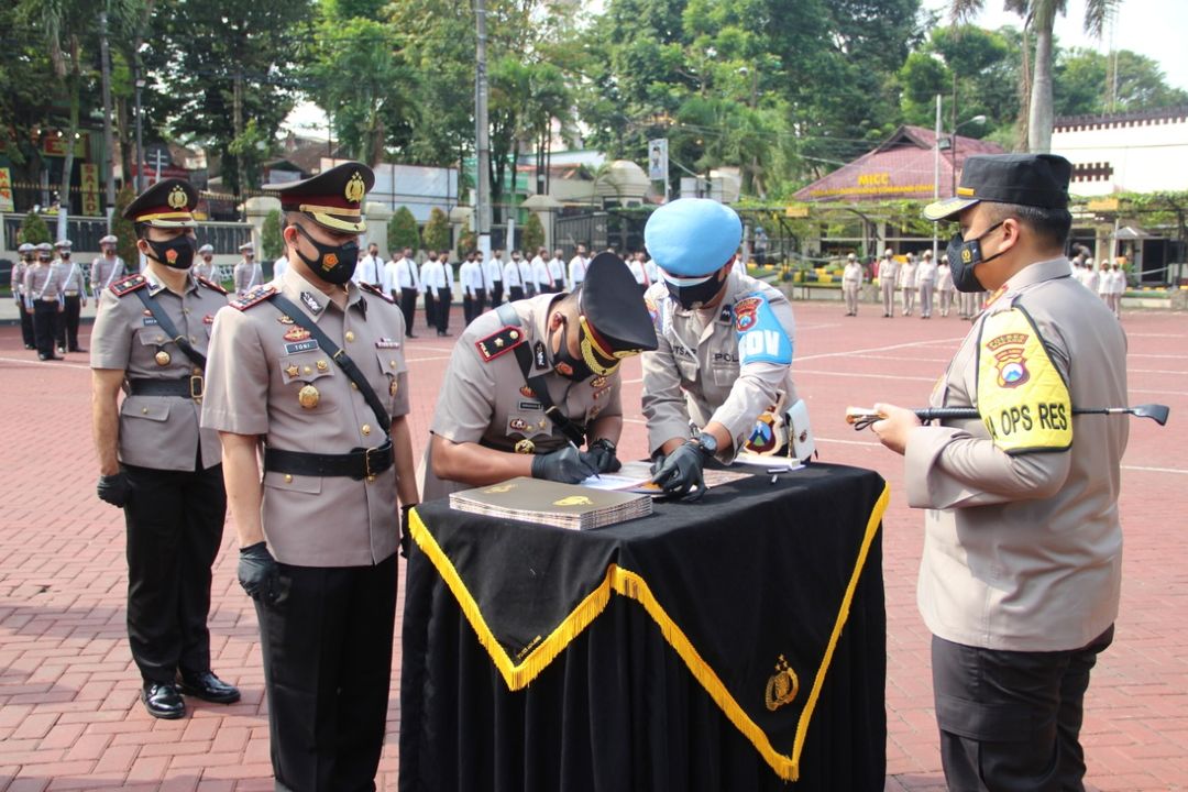 Sejumlah Perwira Polres Malang di Mutasi