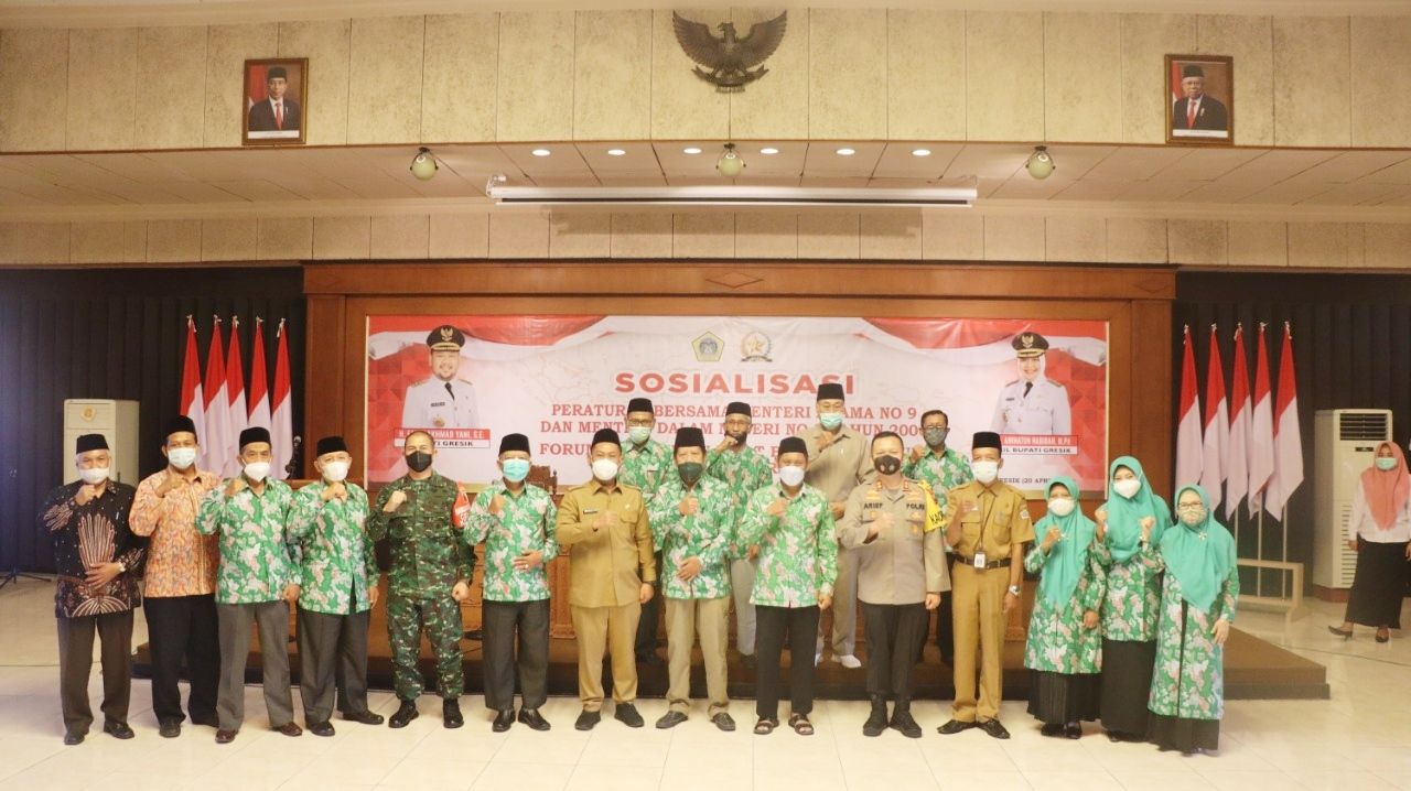 Kapolres Gresik Dukung Sosialisasi Forum Kerukunan Umat Beragama