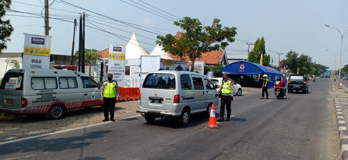 Sebanyak 8 Pemudik di Gresik Dirapid Test, 1 Orang Dinyatakan Positif Covid-19