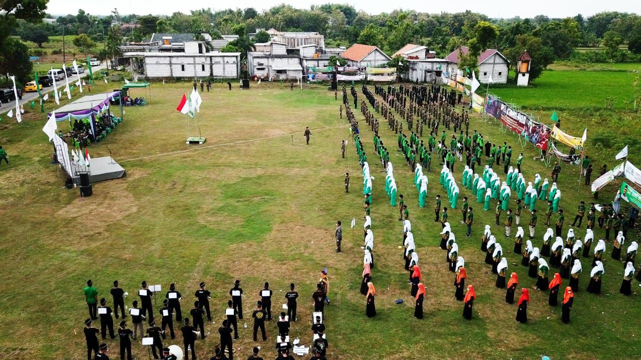 Apel Kebangsaan Puncak Harlah ke-87 Ansor, PAC Dukun Gresik Siap Bersinergi