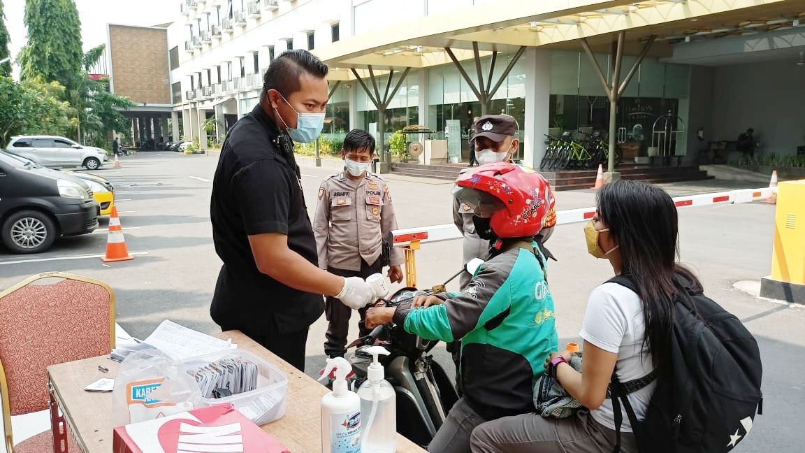 Polsek Manyar Gresik Pastikan Prokes Hotel Diterapkan dengan Ketat