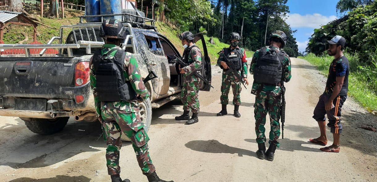 Satgas Yonif 512 Sweeping Barang Terlarang di Ujung Timur Indonesia