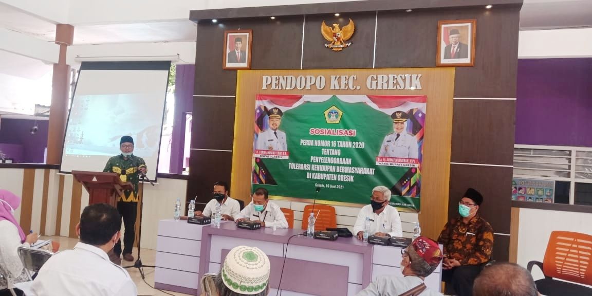 Perda Toleransi Kehidupan Bermasyarakat di Gresik Disosialisasikan