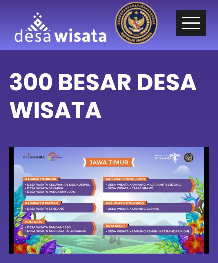 Ada 3 Desa di Gresik Lolos 300 Besar Anugerah Desa Wisata Indonesia 2021