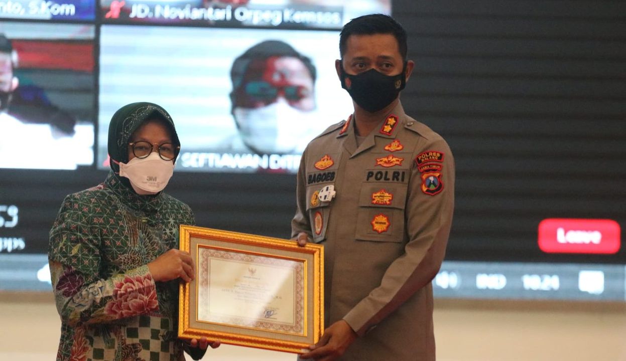 Selamatkan Uang Negara, Kapolres Malang Raih Penghargaan dari Kemensos RI