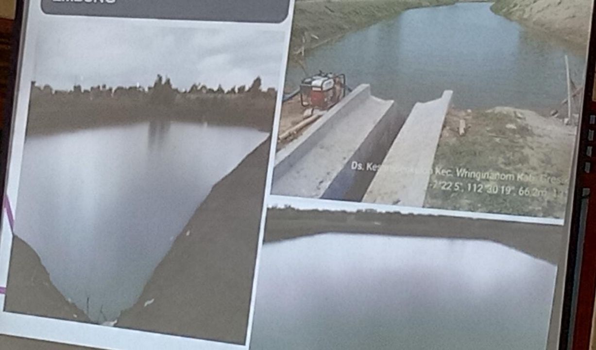 Terkait Waduk Desa Jogodalu Benjeng, Himpunan Petani Pemakai Air Diberi Pembinaan