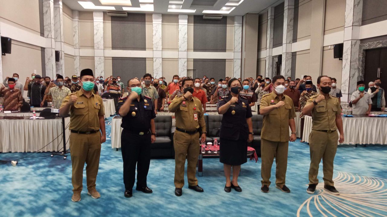 Pembukaan sosialisasi terkait ketentuan di bidang cukai, Selasa (7/12/2021). (Foto: J Krisna/javasatu.com)