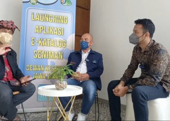 launching aplikasi e-katalog seniman