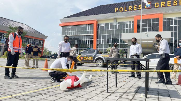 Peringati HUT Ke-76 Bhayangkara, Polres Gresik Gelar Lomba TPTKP
