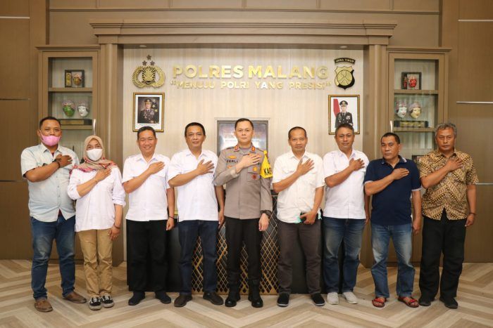 Audiensi dengan PWI Malang Raya, Kapolres Malang Siap Dukung Event Porwanas 2022
