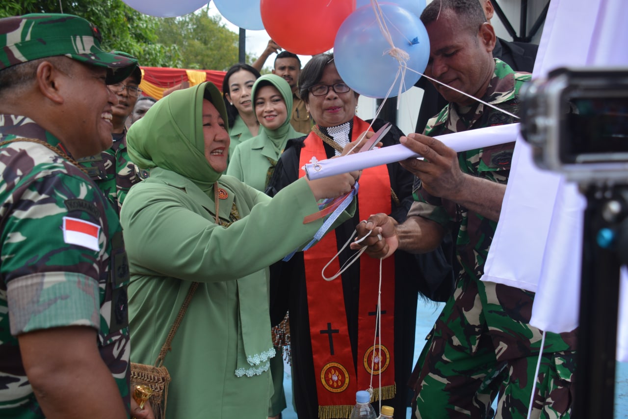 Kunker Di Wilayah Merauke Pangdam Xviicenderawasih Resmikan Gereja