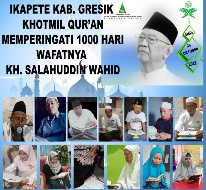 Memperingati 1.000 Hari Wafatnya Gus Sholah, IKAPETE Gresik Gelar Khotmil Quran