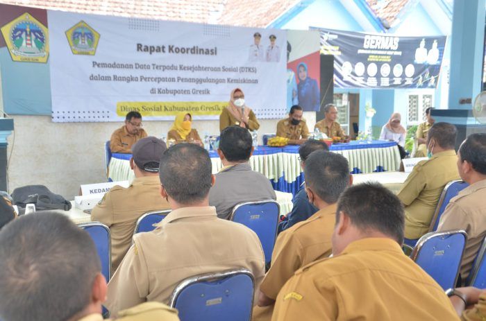 Didukung Penuh Pemdes, Pemadanan DTKS di Gresik Diharapkan Tepat Sasaran