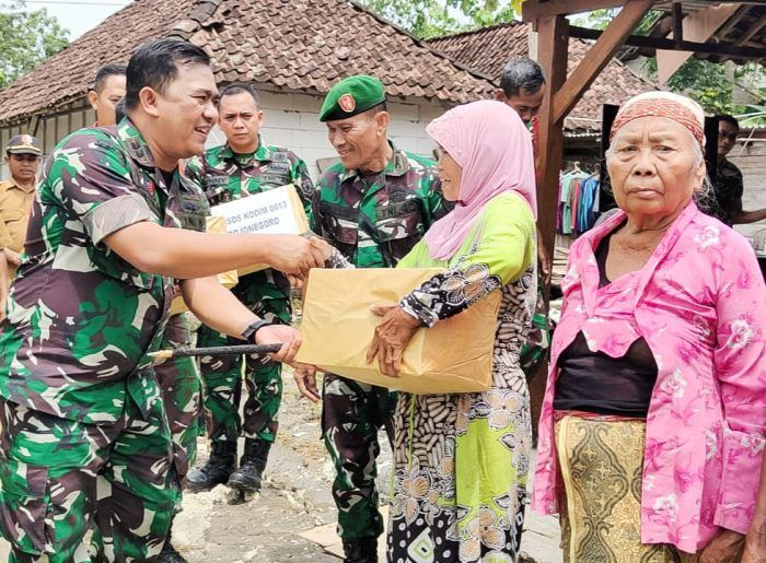 Program Babinsa Masuk Dapur, Dandim Bojonegoro Bantu Warga Kurang Mampu