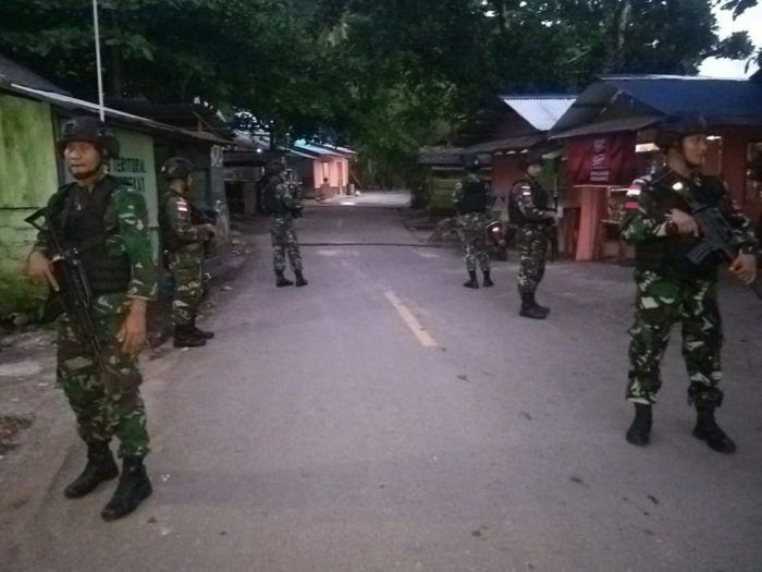 Pasca Rekonsiliasi, Satgas Yonarmed 1 Kostrad Amankan Negeri Pelauw