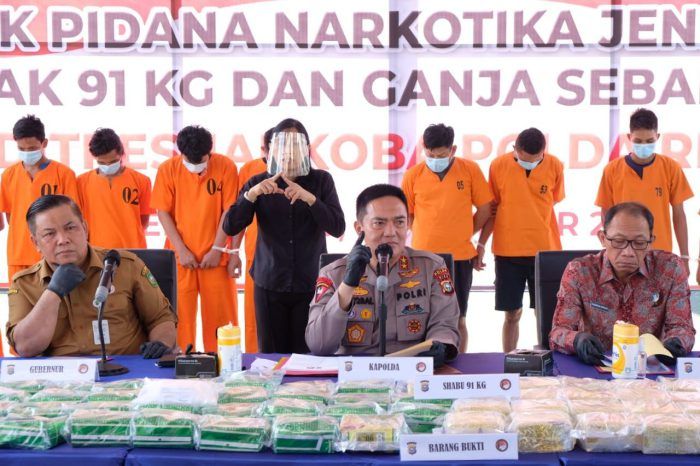11 Bulan Kepemimpinan Irjen Moh Iqbal, Polda Riau Sita Sabu 800 Kilogram