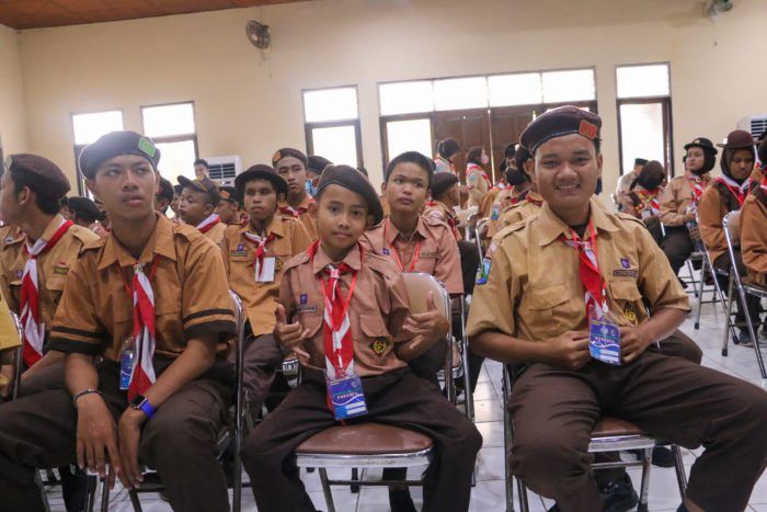 Bergembira Bersama, 113 Anggota Pramuka Berkebutuhan Khusus di Gresik Ikuti Jambore Luar Biasa