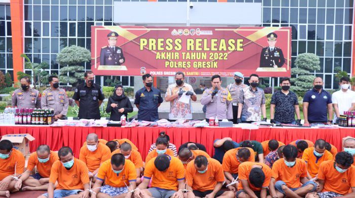 Di Penghujung Tahun, Polres Gresik Tangani Ribuan Kasus