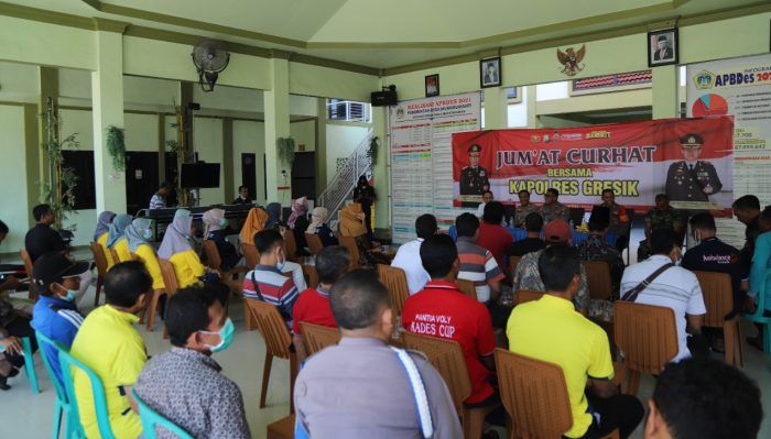 Polres Gresik Gelar Jumat Curhat di Benjeng