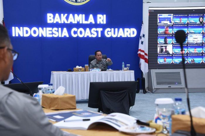 Kepala Bakamla RI Sampaikan Refleksi, Penekanan dan Arah Kebijakan di Rapim 2023