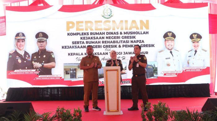 Rumah Dinas dan Rehabilitasi Napza Kejari Gresik Hibah Pemkab Diresmikan