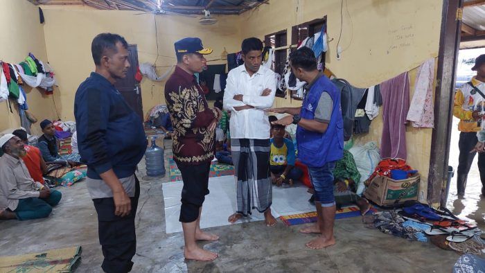 Plh Kakanwil Kemenkumham Aceh Tinjau Pengungsi Rohingya di Padang Tiji