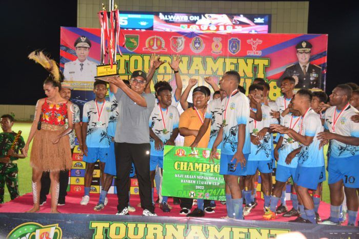 Turnamen U-18 Danrem 174/ATW Cup 2022 Ditutup, Camar FC Juara
