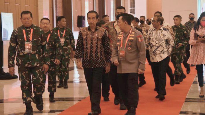 Presiden Jokowi Bicara Stabilitas Keamanan Pemilu 2024, Kabakamla RI Hadiri Rapim TNI-Polri