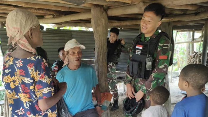 Satgas Yonif 143/TWEJ Dengarkan Suara Warga Perbatasan RI-PNG