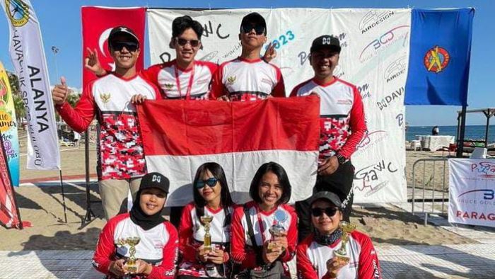 Tiga Atlet Paralayang Indonesia Asal Kota Batu Sukses Raih Juara Di