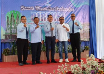 Tiga direktur utama PDAM 3 wilayah Malang Raya bertemu di Perumda Tugu Tirta. (Foto: Julian S/Javasatu.com)