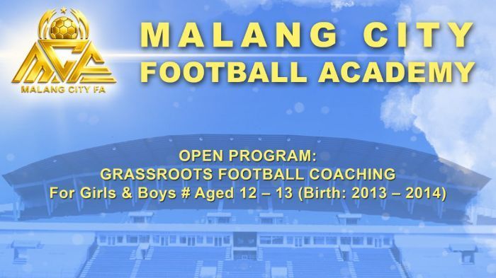 Malang City Football Academy Cari Bibit Muda Sepak Bola, Anak Putri Bisa Ikut