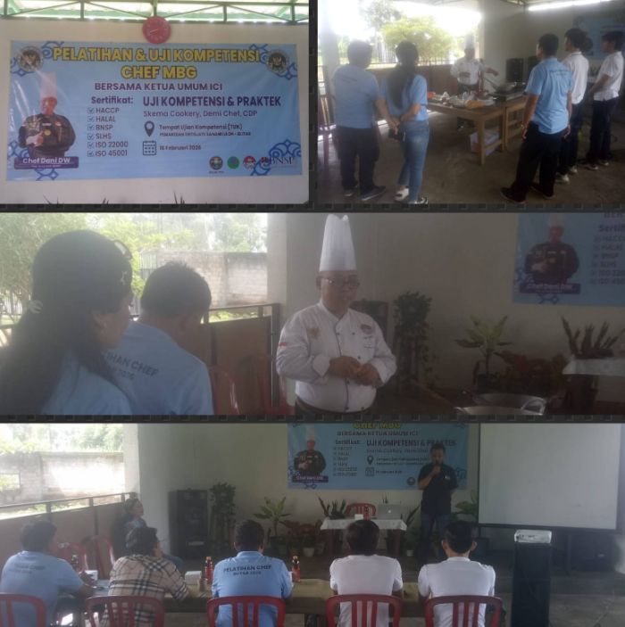 Pelatihan dan Uji Kompetensi Chef Program MBG Kembali Digelar di Blitar