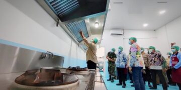 Peninjauan fasilitas SPPG di Kota Malang. (Foto: Julian Sukrisna/Javasatu.com)