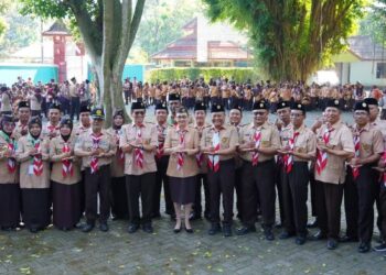 Kak Cicha Buka Pesta Siaga Pramuka Kabupaten Kediri, Tekankan Pendidikan Karakter