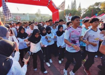 Fun Run Rektor Cup UMM 2026, Libatkan Ribuan Massa di Helipad Kampus