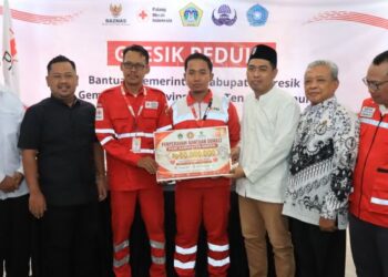 6 Elemen di Gresik Patungan Rp250 Juta untuk Korban Gempa NTT