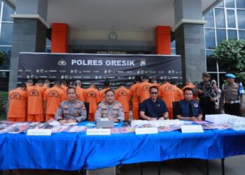 Operasi Tumpas Semeru 2026, Polres Gresik Ungkap 14 Kasus Narkoba